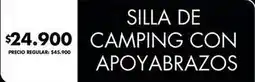 Disco Silla de camping con apoyabrazos oferta