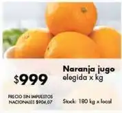 Disco Naranja jugo oferta