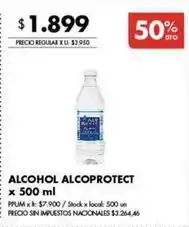 Disco Alcohol alcoprotect oferta