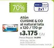 Jumbo Atún al natural oferta
