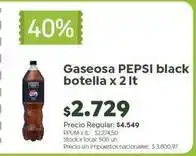 Jumbo Pepsi - gaseosa black botella oferta