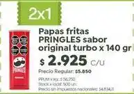 Jumbo Pringles - papas fritas sabor original turbo oferta