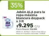 Jumbo Ala - jabón para la ropa máxima blancura doypack oferta