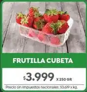 Jumbo Frutilla cubeta oferta