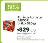 Jumbo Arcor - puré de tomate brik oferta