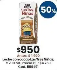 Coto Las tres niñas - leche con cacao oferta