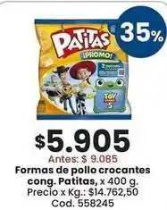 Coto Patitas - formas de pollo crocantes oferta