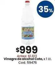 Coto Coto - vinagre de alcohol, x 1 lt. cod. 59476 oferta