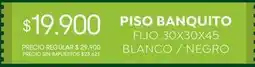 Jumbo Piso banquito fijo 30x30x45 oferta