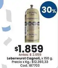 Coto Cagnoli - leberwurst oferta