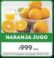 Jumbo Naranja jugo oferta