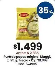 Coto Maggi - puré de papas original oferta
