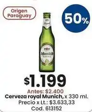 Coto Origen - cerveza royal munich oferta