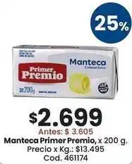 Coto Primer premio - manteca, x 200 g oferta