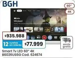 Coto Bgh - smart tv led 60 4k b6026us6g cod. 624674 oferta