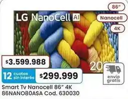 Coto Lg - smart tv nanocell 86 4k 86nano80asa oferta