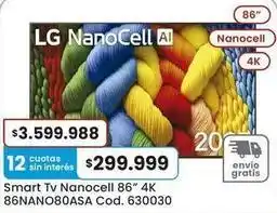 Coto Lg - smart tv nanocell 86 4k 86nano80asa oferta
