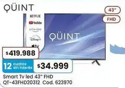 Coto Prime - smart tv led 43 fhd qt-43fhd20312 oferta