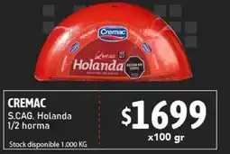 Nini Mayorista Cremac s.cag. holanda oferta