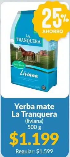 Supermercados Aiello La tranquera yerba mate liviana oferta