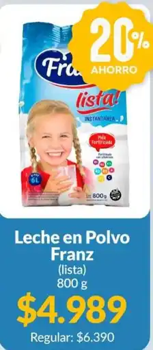 Supermercados Aiello Franz leche en polvo (lista) oferta