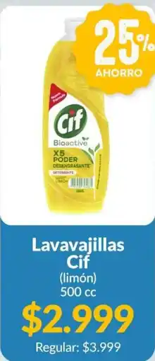 Supermercados Aiello Cif lavavajillas (limón) oferta