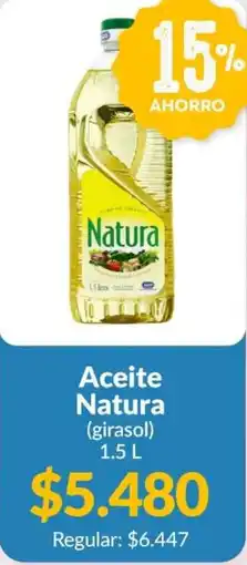Supermercados Aiello Natura aceite (girasol) oferta