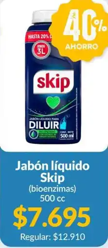 Supermercados Aiello Skip jabón líquido para diluir oferta