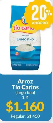 Supermercados Aiello Tío Carlos arroz largo fino oferta