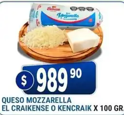 Supermercados Mayor El craikense o kencraik queso mozzarella oferta