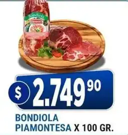 Supermercados Mayor Bondiola piemontesa oferta
