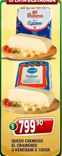 Supermercados Mayor El craikense queso cremoso oferta