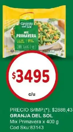 Supermercados Yaguar Granja del Sol mix primavera oferta