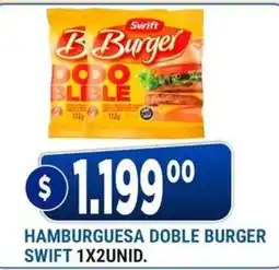 Supermercados Mayor Swift hamburguesa doble burger oferta
