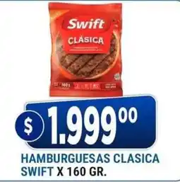 Supermercados Mayor Swift hamburguesas clasica oferta