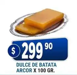 Supermercados Mayor Arcor dulce de batata oferta