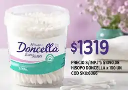 Supermercados Yaguar Doncella hisopos extra suaves oferta