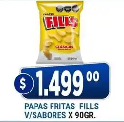 Supermercados Mayor Fills papas fritas oferta