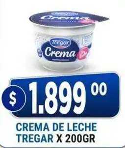 Supermercados Mayor Tregar crema de leche oferta