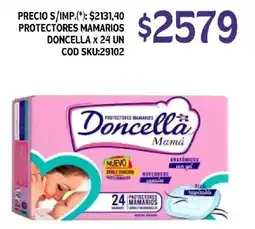 Supermercados Yaguar Doncella protectores mamarios oferta
