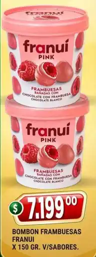 Supermercados Mayor Franui bombon frambuesas oferta