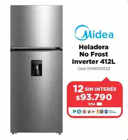 Casa Silvia Midea heladera no frost inverter oferta