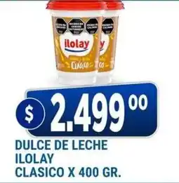 Supermercados Mayor Ilolay dulce de leche clasico oferta