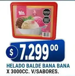 Supermercados Mayor Bana bana helado balde oferta