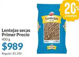 Supermercados Aiello Primer Precio lentejas secas oferta