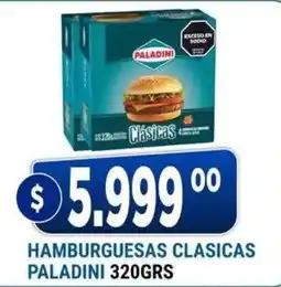Supermercados Mayor Paladini hamburguesas clasicas oferta
