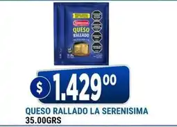 Supermercados Mayor La serenisima queso rallado oferta