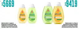 Supermercados Yaguar Johnson's shampoo/ acondicionador oferta