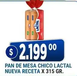 Supermercados Mayor Lactal pan de mesa chico oferta