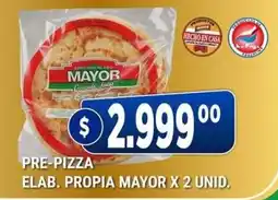 Supermercados Mayor Mayor pre-pizza oferta